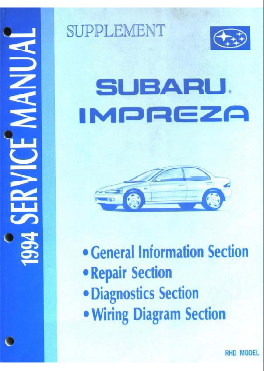 Náhľad manuálu Subaru Impreza